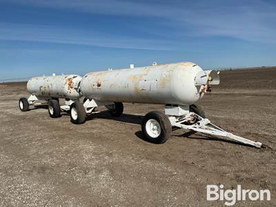 1000-gallon anhydrous ammonia trailers