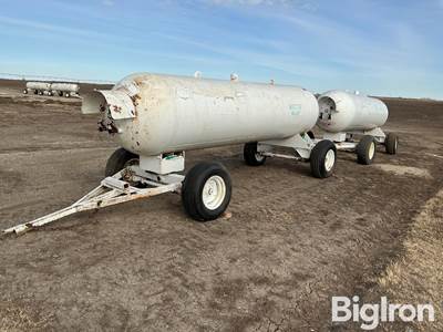 1000-gallon anhydrous ammonia tank trailers