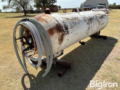 shop built 1000 gal water tank