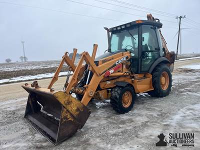 2005 Case 580 Super M 4x4 Loader Backhoe w/4-IN-1 Bucket & Extendahoe
