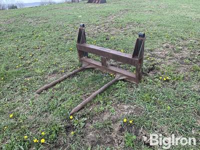Shop Built Round Bale Forks