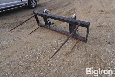 Large Square Bale Fork w/JCB Telehandler Mounts