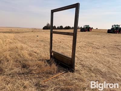 Shop Built Tractor Mounted Quick Attach Bale Fork