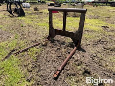 Shop Built 3-Pt Bale Fork