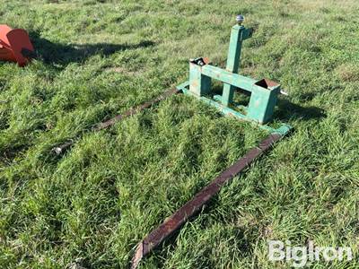 Shop Built 54” 3-Pt Mounted Bale Fork
