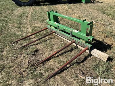 Worksaver Tractor Loader Bale Spear Attachment