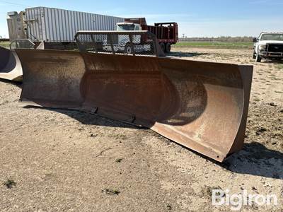 Shop Built corn pusher U blade