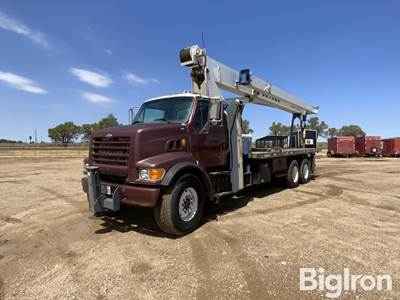 2004 Sterling L7500 T/A 30-ton Manitex Crane Boom Truck