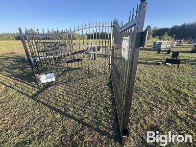 KJ K0720 7'X20' Metal Frame Driveway Gate