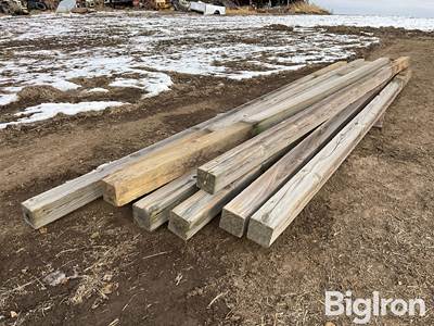 6”x6” Wooden Building Posts