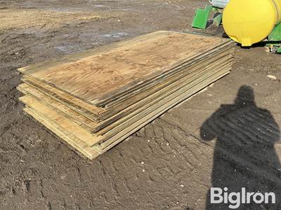 3/4” Treated plywood