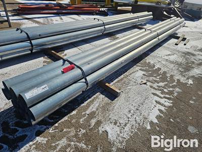 6"X12 Gauge Galvanized Tubing