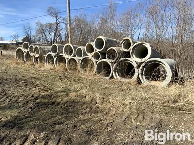 8' Concrete Culvert Tubes