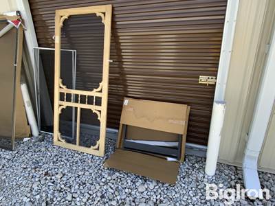 Wood Frame Screen Door & Window Screens