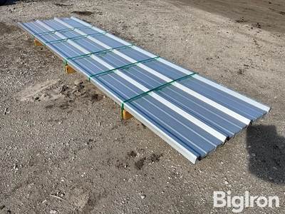 12’ x (50) Galvanized Roofing/Sidewall Tin Sheets