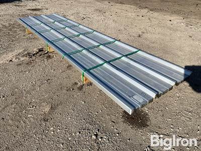 12’ x (50) Galvanized Roofing/Sidewall Tin Sheets