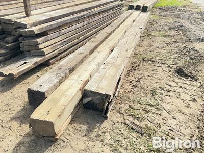 Wooden Bridge Stringer Beams