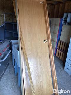 Wood Door, frame & trim