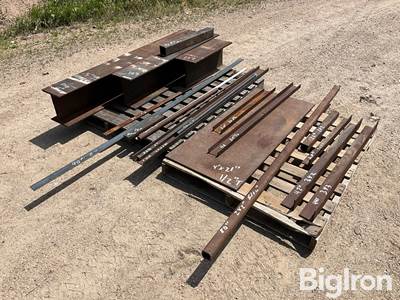 Steel I-Beams, Flat Steel, U-Channel, & Angle Iron Pieces