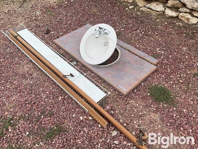Bathroom Sink With Countertop