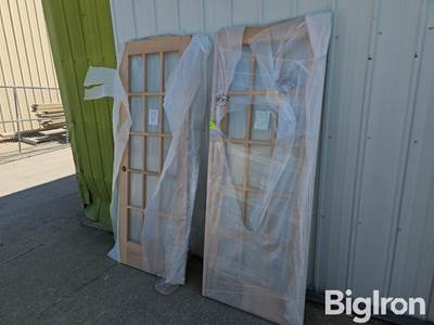 Oak Unfinished French Doors