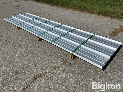 12’ x (50) Galvanized Roofing/Sidewall Tin Sheets