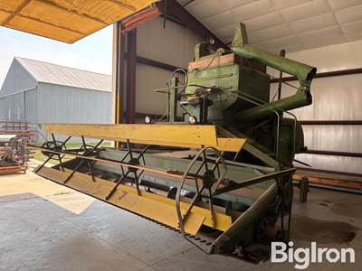 1951 John Deere 55 Combine w/Head
