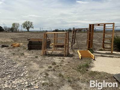 Bil-Jax Masonry Walk-Through Scaffolding System with Frames, Braces & Planks