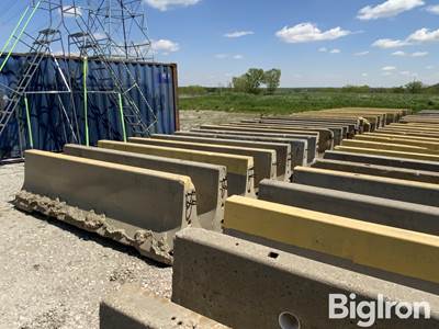 10' Concrete Jersey Barriers / K-Rail Traffic Barriers