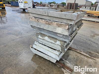 Used Aluminum Window Molds for Wall Ties Forms (Set of 7)