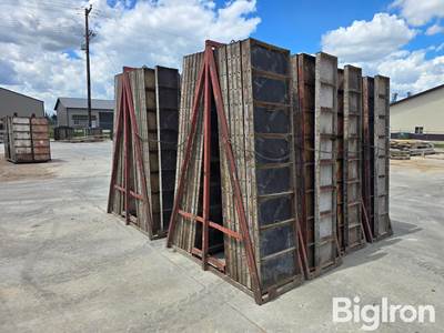 8' x 24" Concrete Wall Forms, Steel Frame Wood Face (Qty 250)