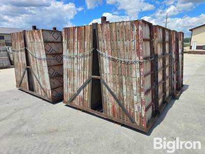 6' x 24" Concrete Wall Forms, Steel Frame Wood Face (Qty 260)