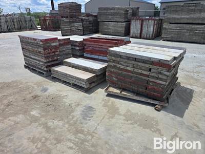 4' Concrete Wall Forms, Wood & Steel, 8"–18" Widths