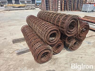 Wire Mesh Concrete Reinforcement, 5' Width (8 Rolls)