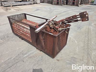 Concrete Form Parts, 6' x 2', Angle Iron & Expanded Metal with Corners, Clamps & Brackets