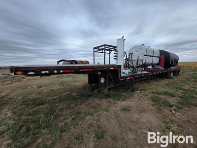 1995 Dorsey T/A Spread Axle Drop Deck Sprayer Tender Trailer