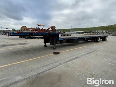 2000 Fontaine DFT-5-8048WSAW 48' T/A Spread Axle Drop Deck Trailer