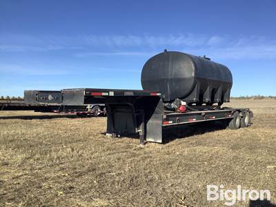 1980 Fontaine FLT-3-35BT T/A Drop Deck Sprayer Tender Trailer