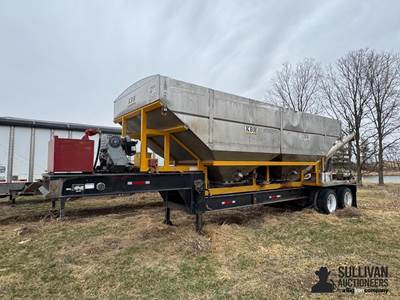 2012 Kbh T'A Drop Deck Fertilizer Tender Trailer