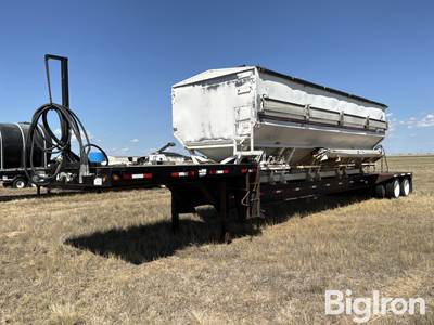 2009 Neville T/A Drop Deck Fertilizer Tender Trailer