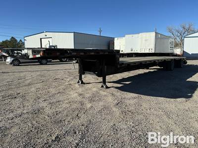 1988 Trail King T/A Spread Axle Drop Deck Trailer