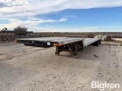2000 Transcraft 48' Aluminum T/A Spread Axle Drop Deck Trailer