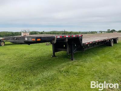 2002 Transcraft T/A Spread Axle Drop Deck Trailer