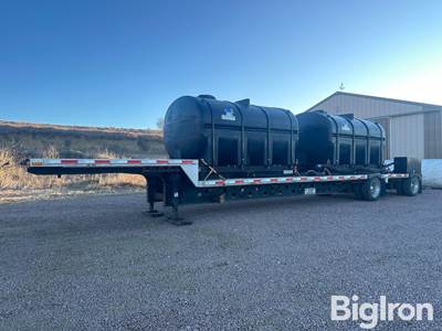 2000 Transcraft DTL-2000 Super Beam T/A Spread Axle Drop Deck Sprayer Tender Trailer