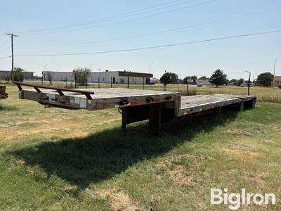 1992 Wilson CFD-900 T/A Spread Axle aluminum drop deck Trailer