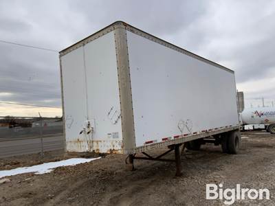 1992 Wabash DFRP-102NCW S/A Enclosed Van Trailer