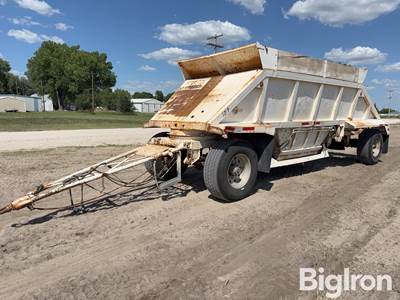 1988 Gallaty S/A Belly Dump Pup Trailer