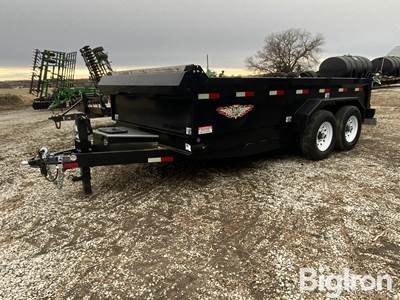 2018 H&H H-DBW14-140 14' T/A Dump Trailer