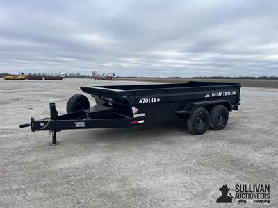 2026 Industrias America 7014R 14' T/A Dump Trailer