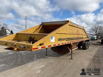 1989 Load King 1827-X T/A Belly Dump Trailer
